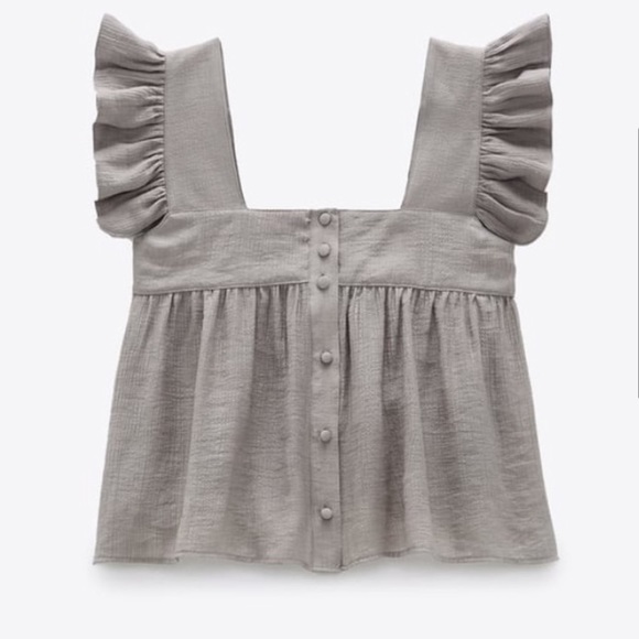 Baby doll peasant blouse - Picture 3 of 8